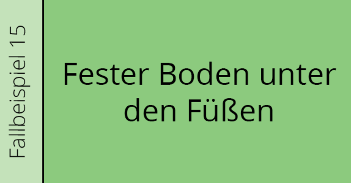 Fester Boden unter den Füßen Schule.at Themen